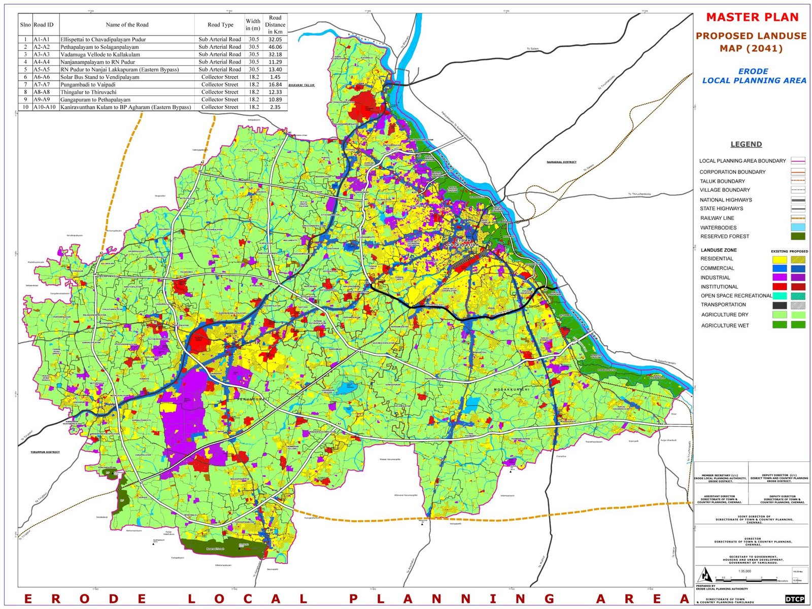 Erode LPA & DTCP | Local Planning Authority, DTCP